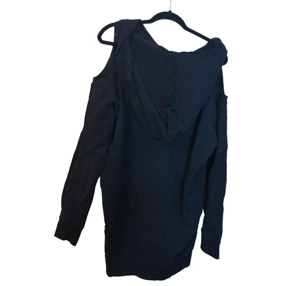 Faith Connexion Open Shoulder Spider Man Hoodie Dress Sweatshirt Size Small New - Picture 11 of 13